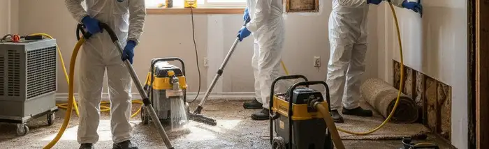 Water damage restoration team in Torrance, CA providing emergency cleanup and repair services